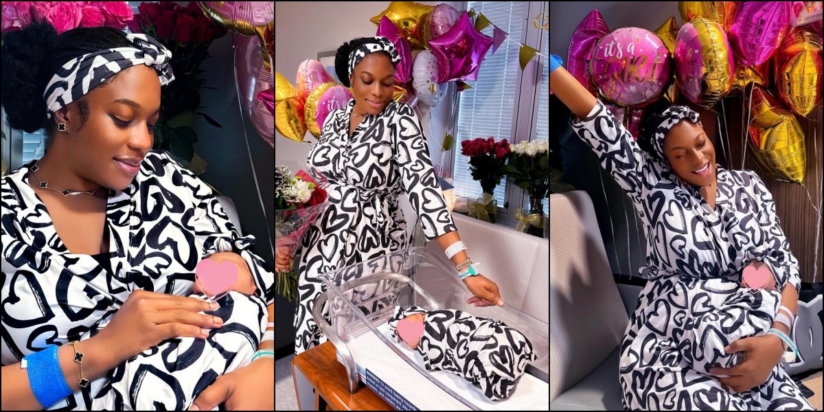 Chika Ike Welcomes Baby, Hides Her Face